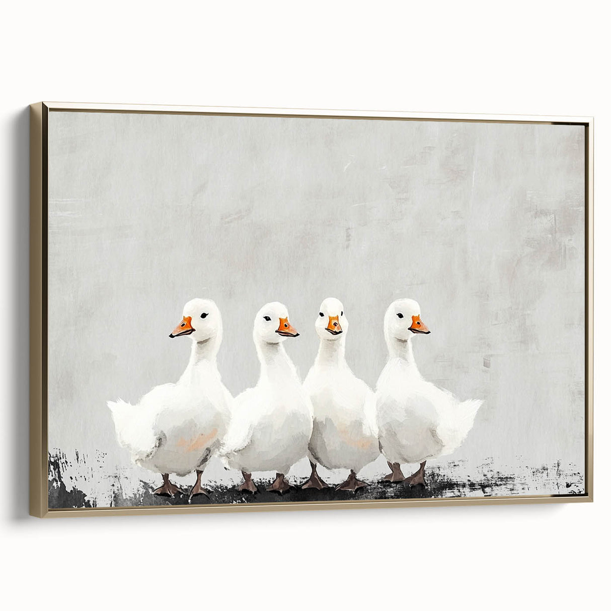 Elegant Geese Nursery Wall Art - Acrylic Nursery Art