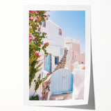 Extra large rolled canvas depicting vibrant summer floral art, ideal for art wall dining room or bathroom.