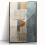 Framed abstract wall art showcasing elegant silver strokes on an acrylic background, perfect for modern home decor. Ideal for enhancing living spaces with sophistication.