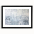 Abstract wall art print showcasing bold black strokes on a white background, elegantly framed with a mat, enhancing modern decor aesthetics in any setting.