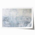 Abstract wall art print showcasing vibrant strokes in shades of blue, orange, and yellow, rolled for easy shipping and display in modern interiors.
