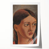 Portrait Wall Art: Girl's Head by Mikuláš Galanda