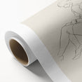 Semi-Nude Seated Woman by Ananda K. Coomaraswamy - Elegant Line Art