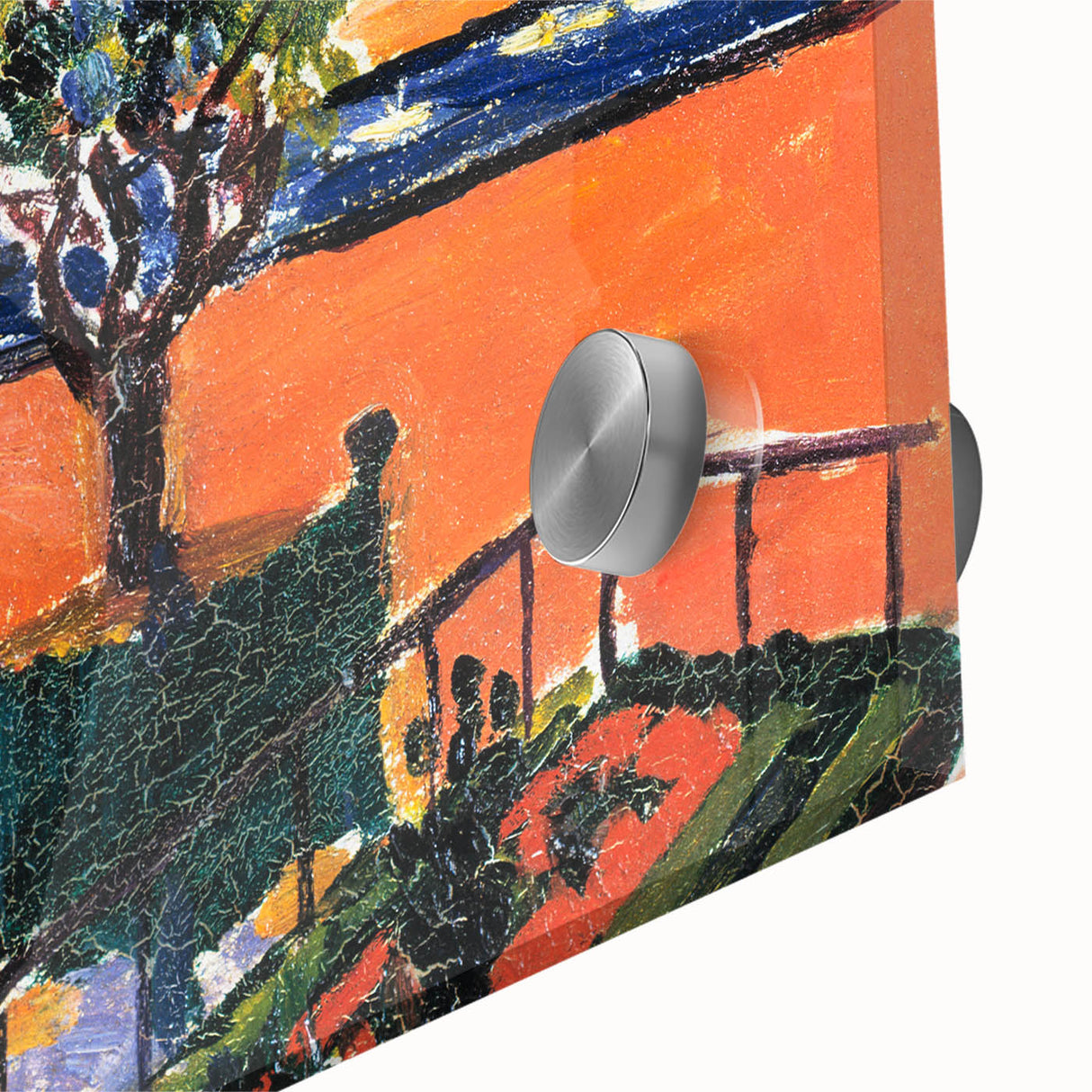 Modern Wall Art: Vibrant Luxembourg Gardens Scene by Sayen