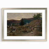 Classic Romantic Paintings: Volovec Landscape Romanticism Wall Art