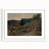 Classic Romantic Paintings: Volovec Landscape Romanticism Wall Art