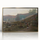 Classic Romantic Paintings: Volovec Landscape Romanticism Wall Art