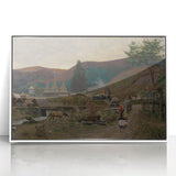 Classic Romantic Paintings: Volovec Landscape Romanticism Wall Art