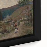 Classic Romantic Paintings: Volovec Landscape Romanticism Wall Art