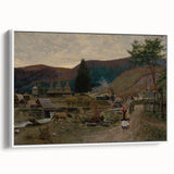 Classic Romantic Paintings: Volovec Landscape Romanticism Wall Art