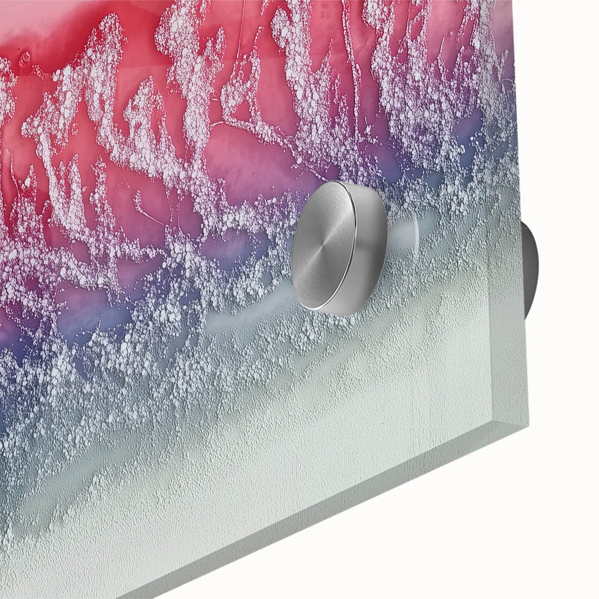 Abstract Office Wall Art – Red & Blue Gradient Canvas Print