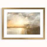 Abstract landscape wall art framed in gold, showcasing vibrant colors and intricate details, perfect for enhancing home decor and artistic ambiance.