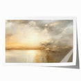 Abstract landscape wall art print showcasing vibrant colors and fluid shapes, rolled and ready for framing, ideal for modern decor enhancement.