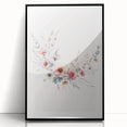 Girls Room Wall Art - Elegant Floral Botanical Kids Room Print