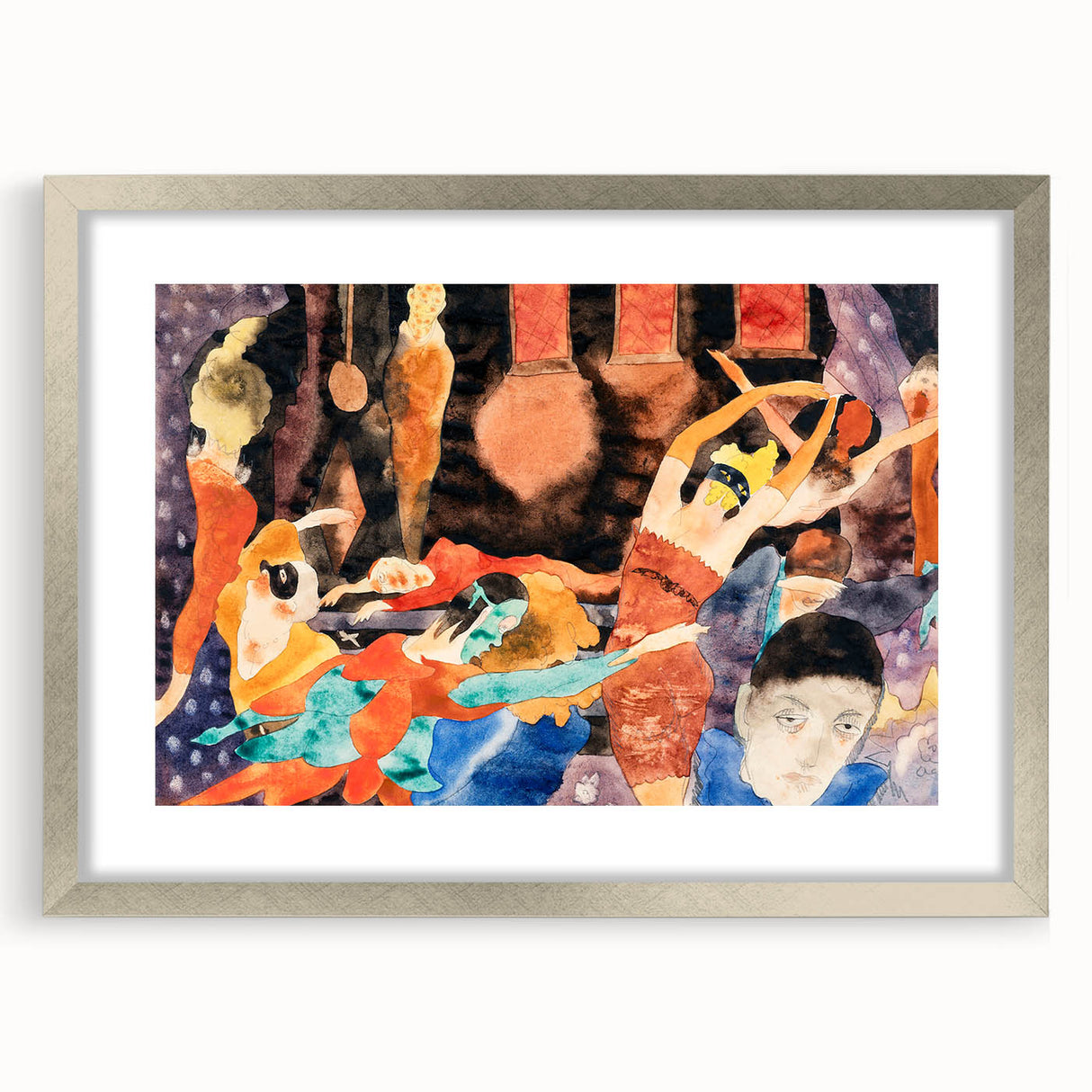 Modern Wall Art: Charles Demuth’s The Masque of the Red Death in Vibrant Colors