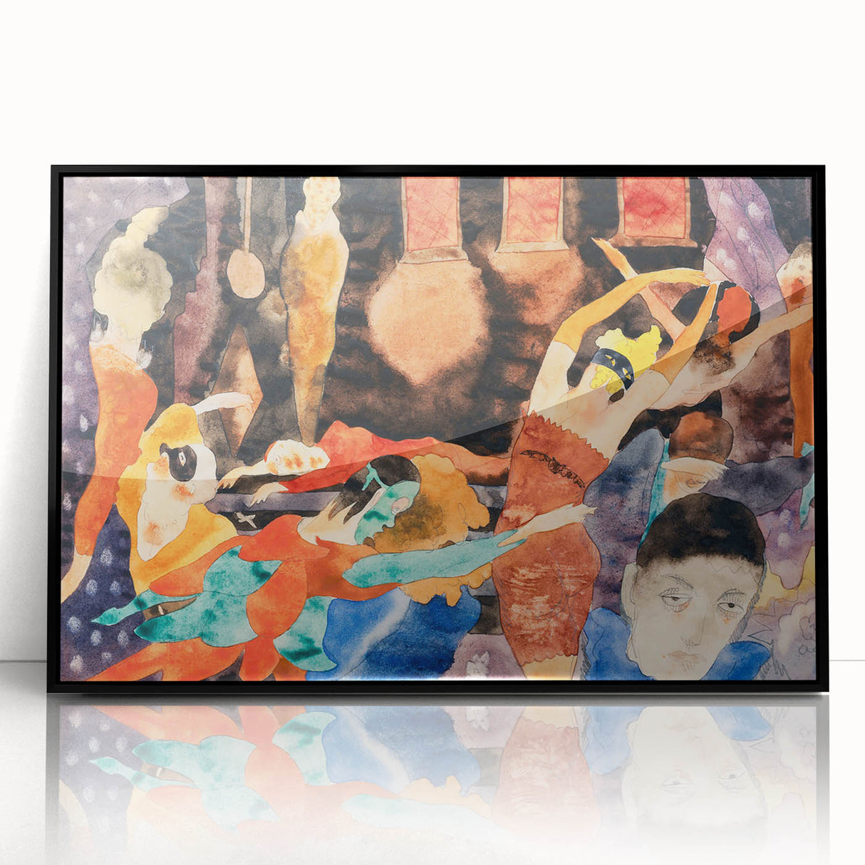 Modern Wall Art: Charles Demuth’s The Masque of the Red Death in Vibrant Colors