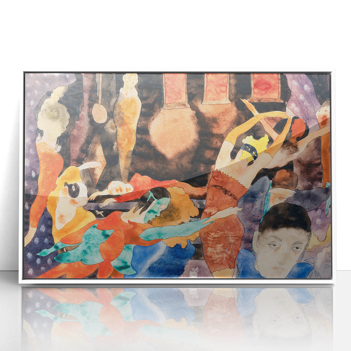 Modern Wall Art: Charles Demuth’s The Masque of the Red Death in Vibrant Colors