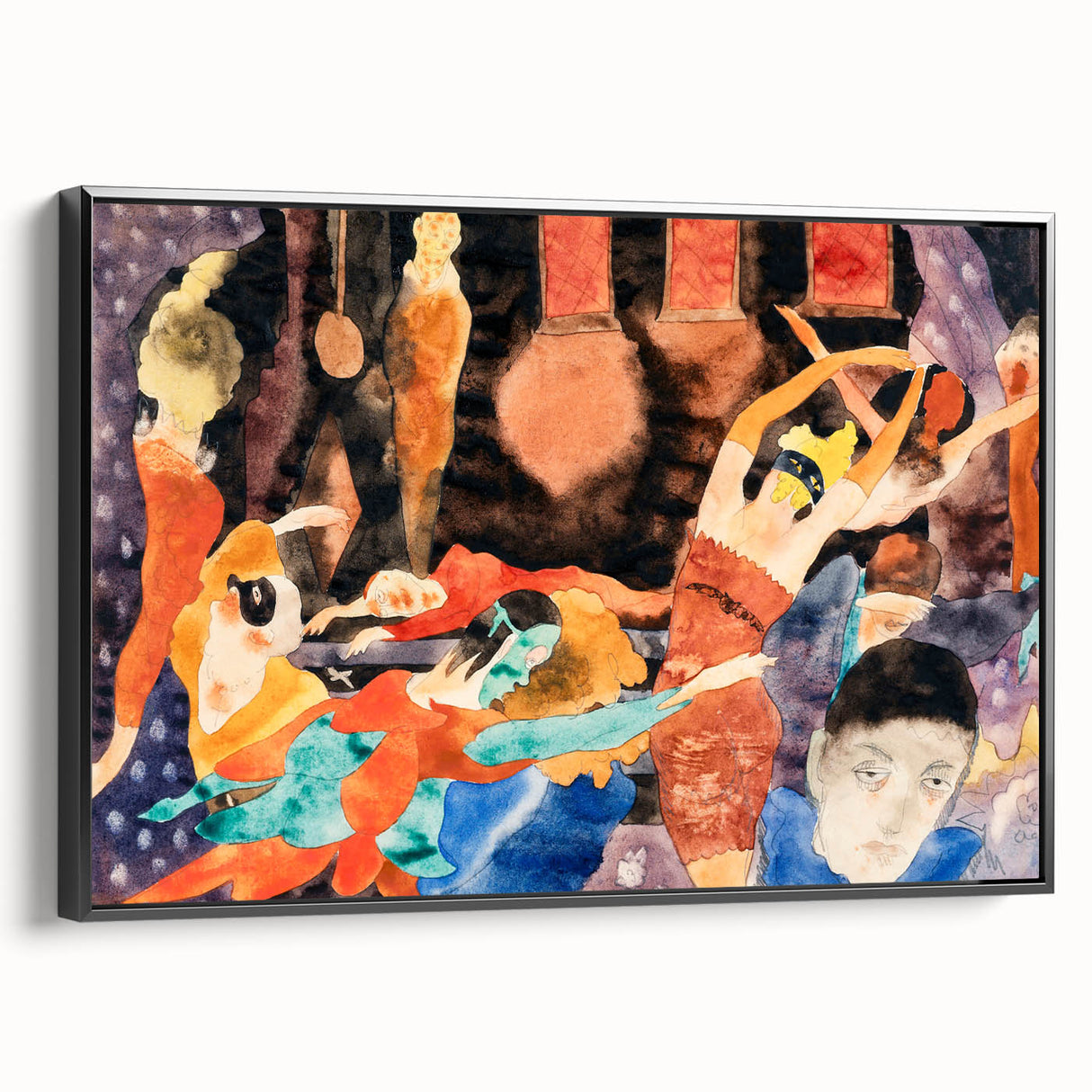 Modern Wall Art: Charles Demuth’s The Masque of the Red Death in Vibrant Colors