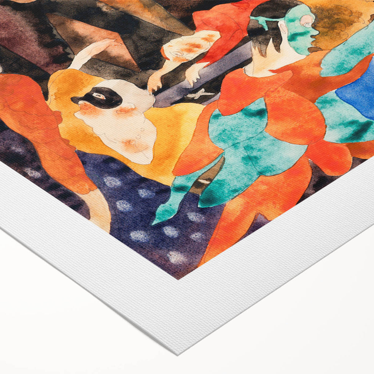 Modern Wall Art: Charles Demuth’s The Masque of the Red Death in Vibrant Colors