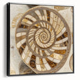 Black and white framed canvas featuring a close-up nature landscape, ideal for bedroom wall decor.