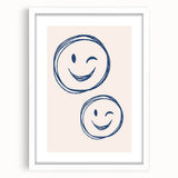 Smiley Faces Wall Art – Fun & Playful Boys Room Decor