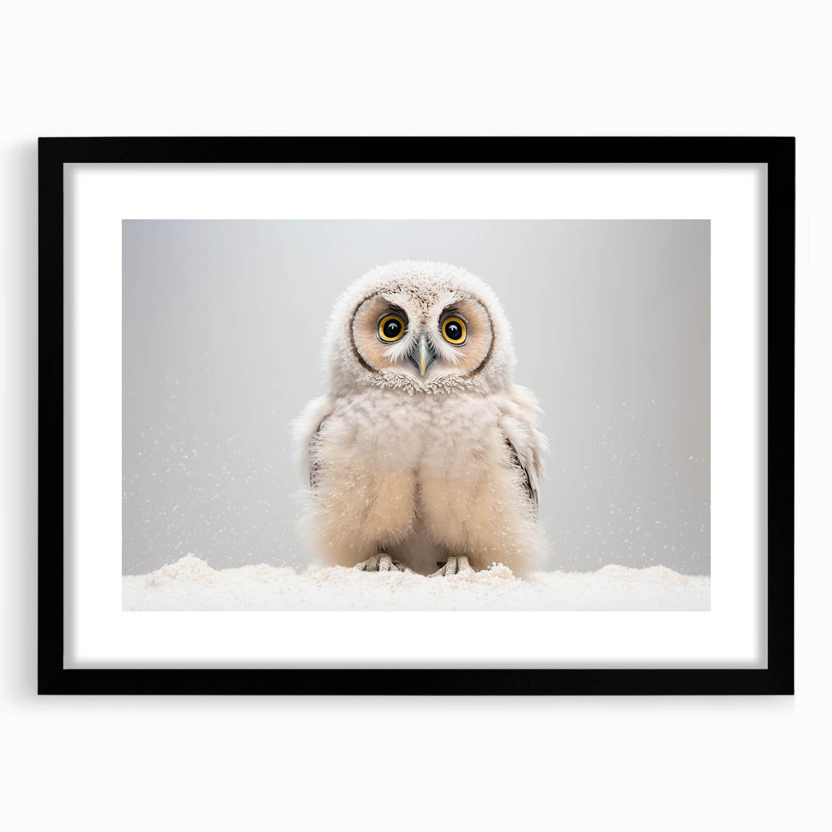 Adorable Baby Owl Wall Art - Perfect for Kids Room Decor