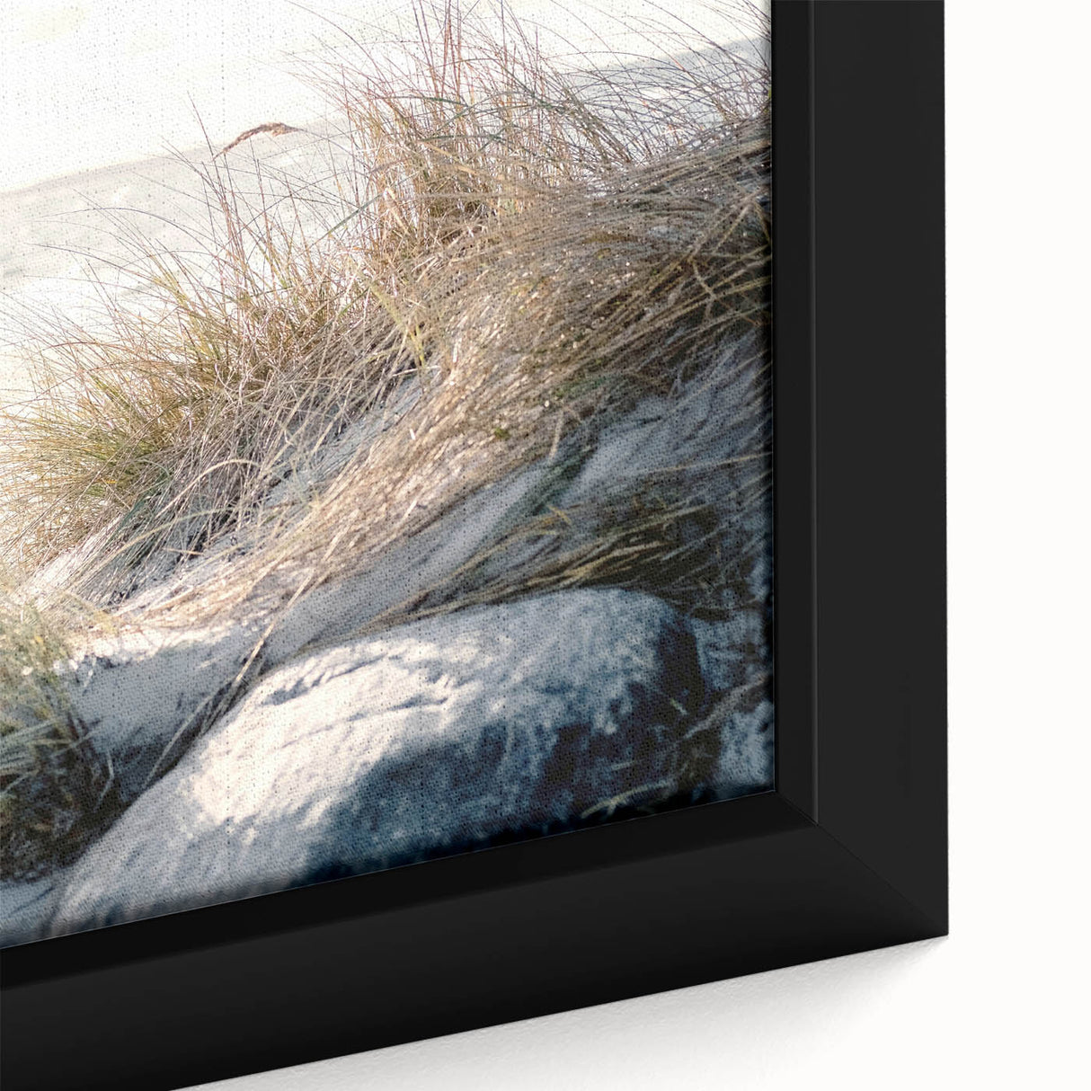 Extra large black wall art featuring a textured, colorful abstract design on a framed canvas, ideal for living room decor.