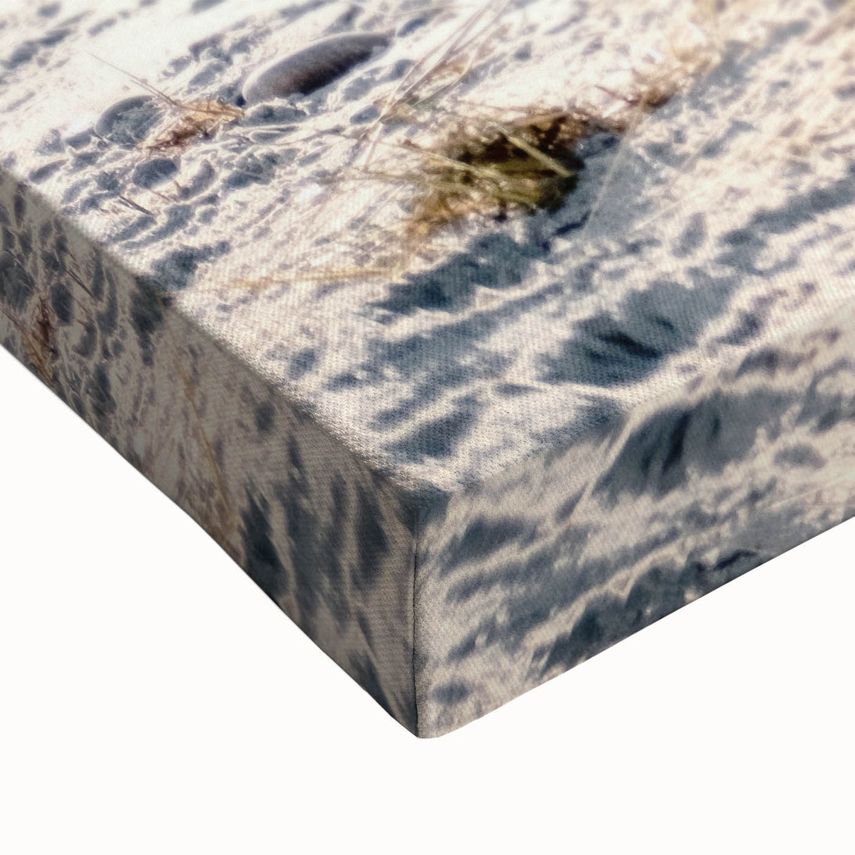 Large art canvas featuring a black and white landscape painting, ideal for bedroom wall decor.