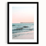 Extra large, textured abstract art print featuring vibrant, colorful swirls on a black framed canvas.