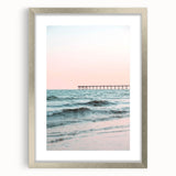 Textured abstract art print in muted earth tones on a framed canvas, ideal for bedroom wall decor.