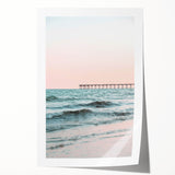 Extra large rolled canvas featuring a floral design in pastel shades, suitable for art wall dining room or bathroom.