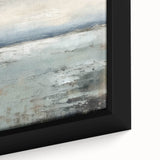 Close-up of abstract strokes wall art on framed canvas, showcasing vibrant colors and dynamic textures, perfect for modern home decor.