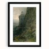 Abstract Modern Art of Rocky Cliffs – Contemporary Wall Decor