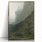 Abstract Modern Art of Rocky Cliffs – Contemporary Wall Decor