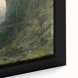 Abstract Modern Art of Rocky Cliffs – Contemporary Wall Decor