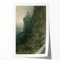 Abstract Modern Art of Rocky Cliffs – Contemporary Wall Decor