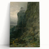 Abstract Modern Art of Rocky Cliffs – Contemporary Wall Decor