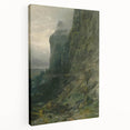 Abstract Modern Art of Rocky Cliffs – Contemporary Wall Decor