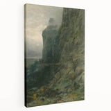 Abstract Modern Art of Rocky Cliffs – Contemporary Wall Decor