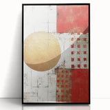 Framed abstract wall art with dynamic black strokes on a white background, showcasing modern design aesthetics, perfect for contemporary home decor.