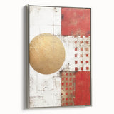Framed abstract strokes wall art showcasing elegant silver tones, designed to enhance modern interiors, viewed from the side to highlight its sleek profile.