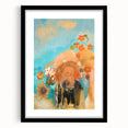 Abstract Floral Modern Wall Art – Contemporary Art Print