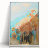 Abstract Floral Modern Wall Art – Contemporary Art Print