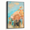 Abstract Floral Modern Wall Art – Contemporary Art Print
