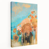 Abstract Floral Modern Wall Art – Contemporary Art Print