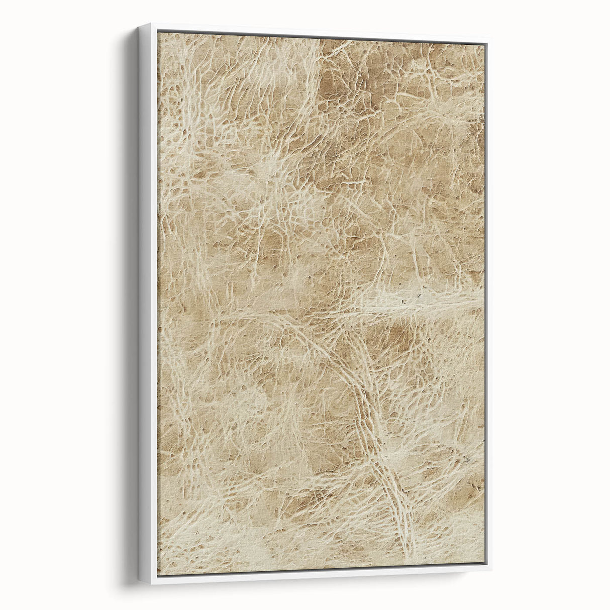 Framed abstract wall art featuring dynamic strokes in soft pastel colors, set against a white background, showcasing modern design elements for home decor.