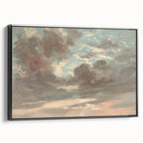 Romanticism Art: Stormy Sunset Cloud Study by John Constable