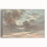 Romanticism Art: Stormy Sunset Cloud Study by John Constable
