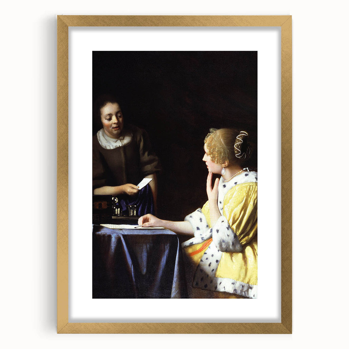 Rococo Art Print – Elegant Antique Design for Timeless Home Décor