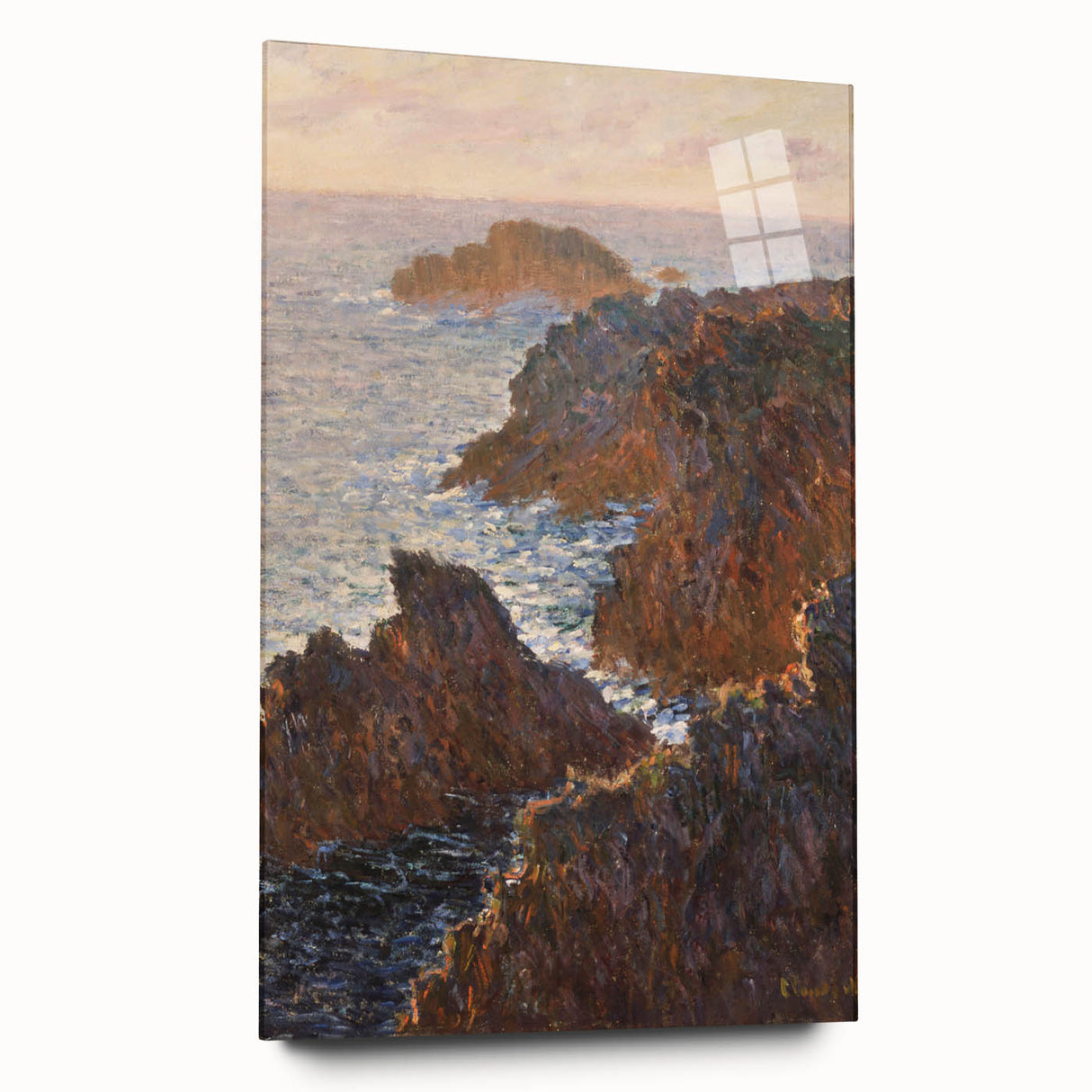 Impressionist Wall Art: Claude Monet's Rocks at Belle Isle Print